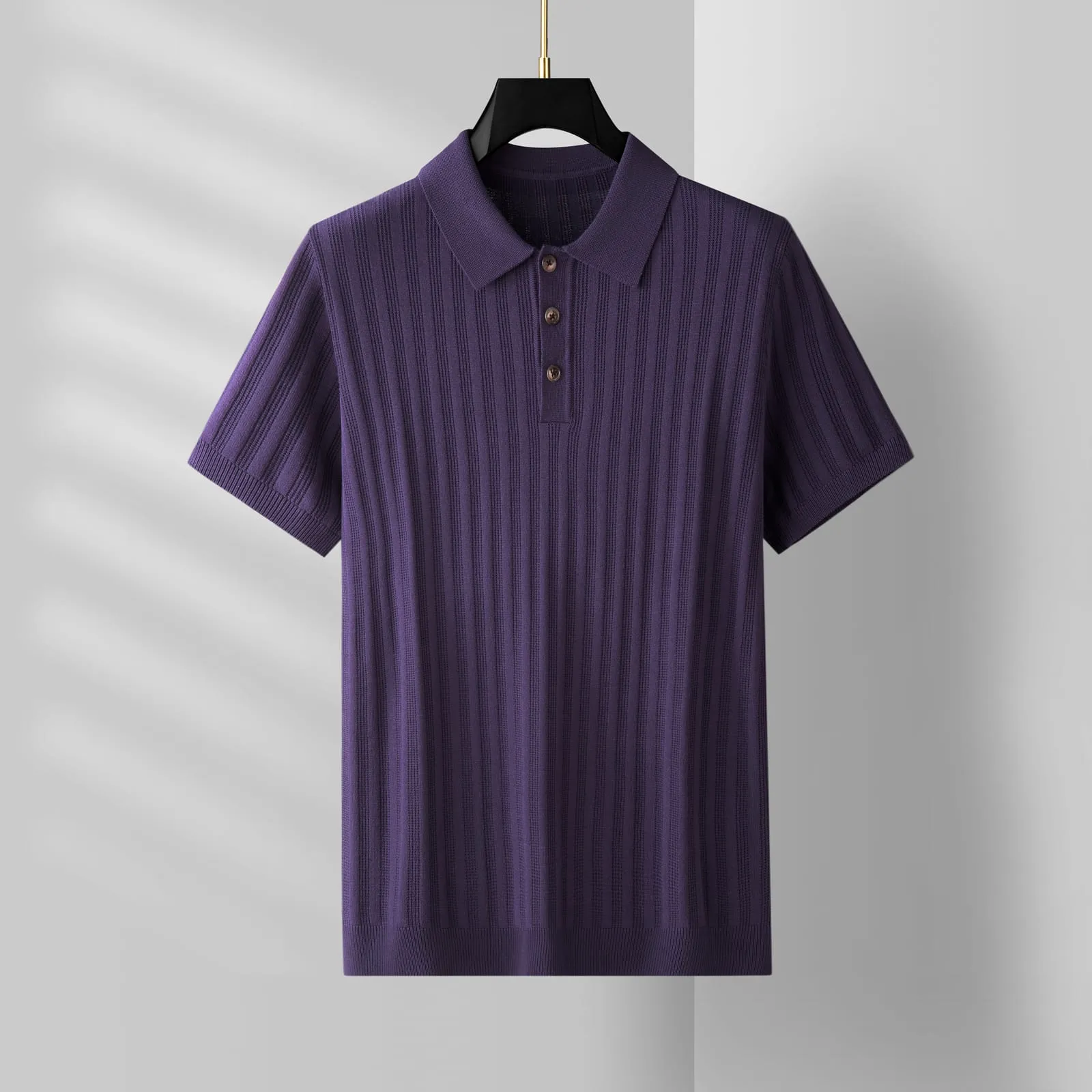 Courmayeur Knit Tee — Purple (view 1)