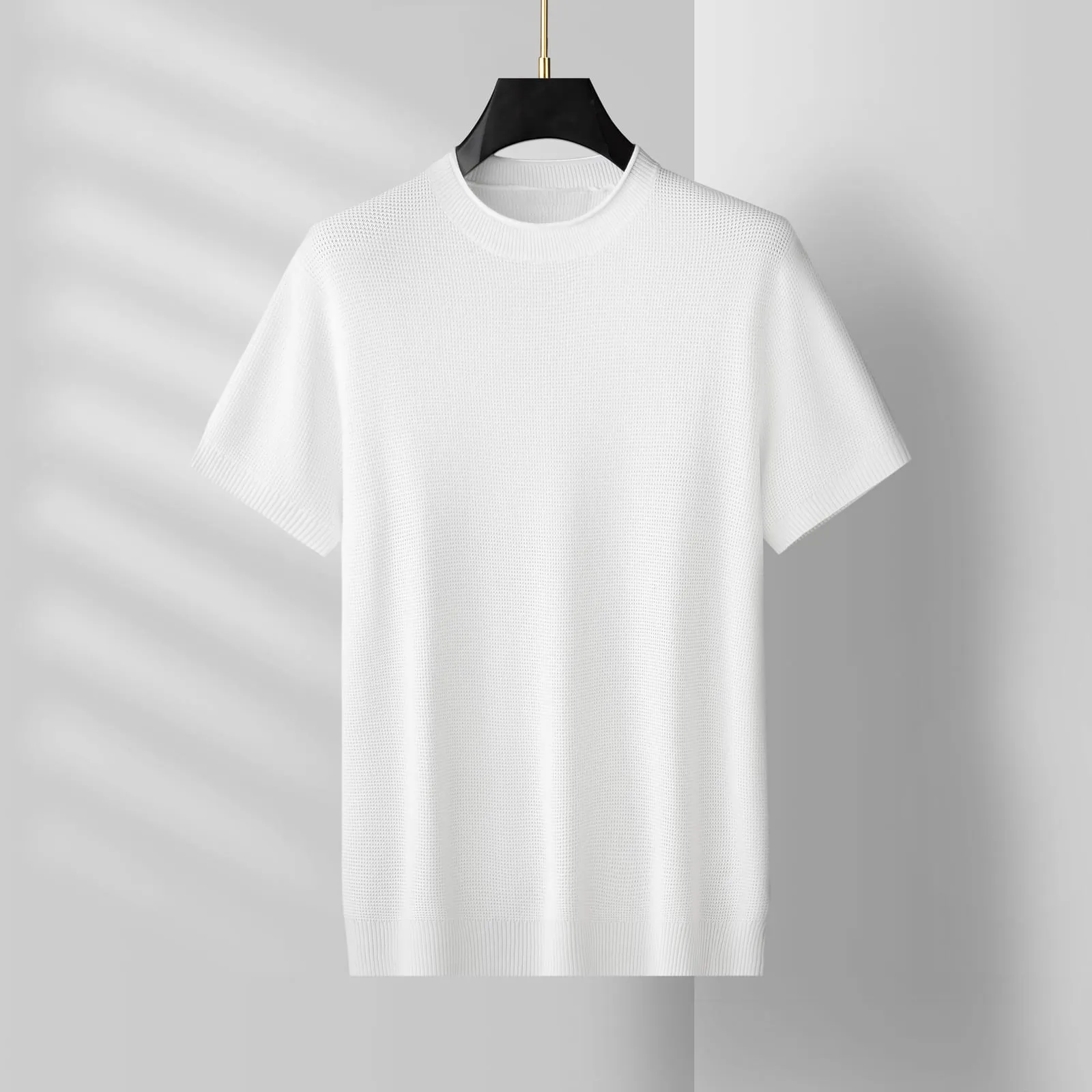 Bormio Fine-Knit Tee — White (view 1)