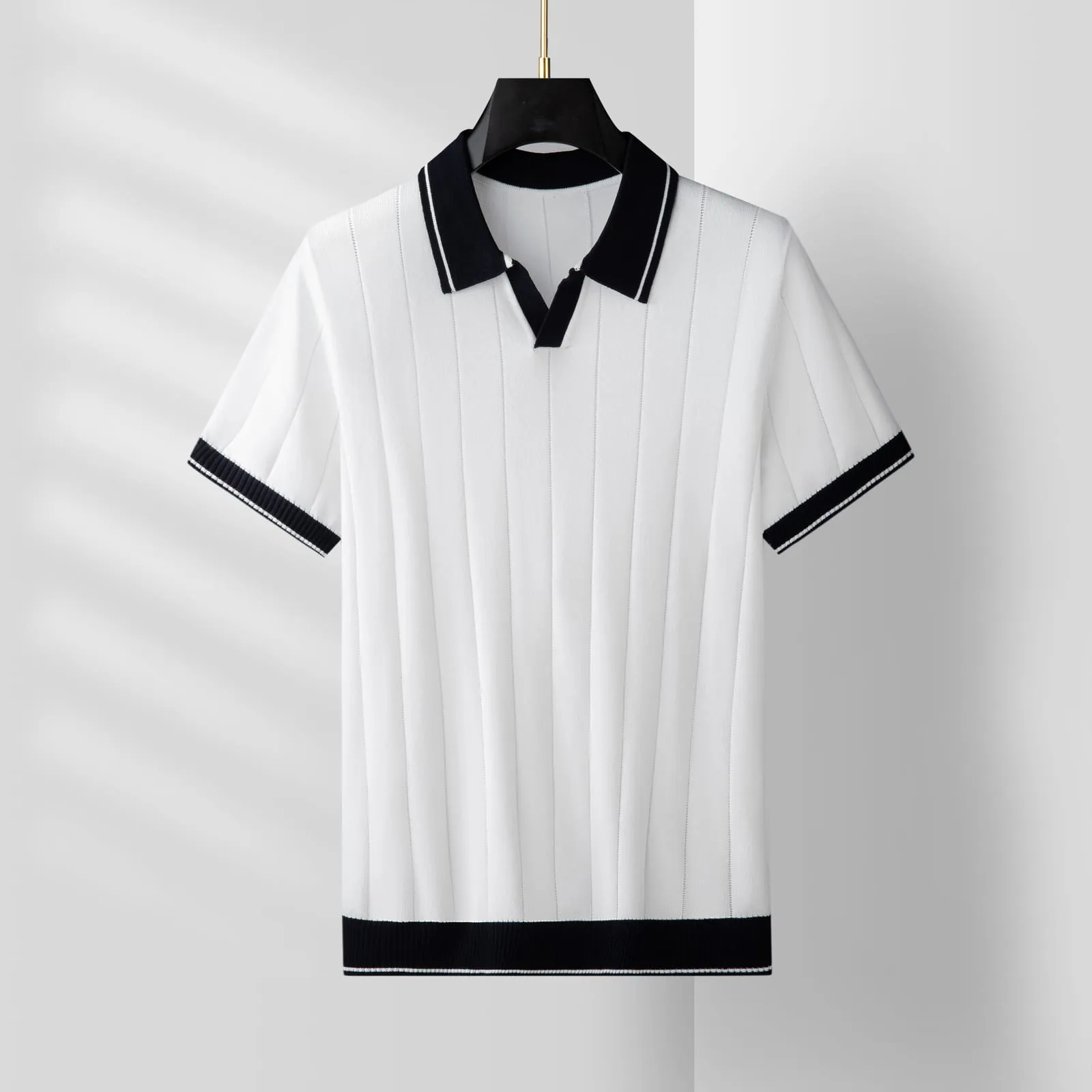 Chamonix Knit Tee — White (view 1)