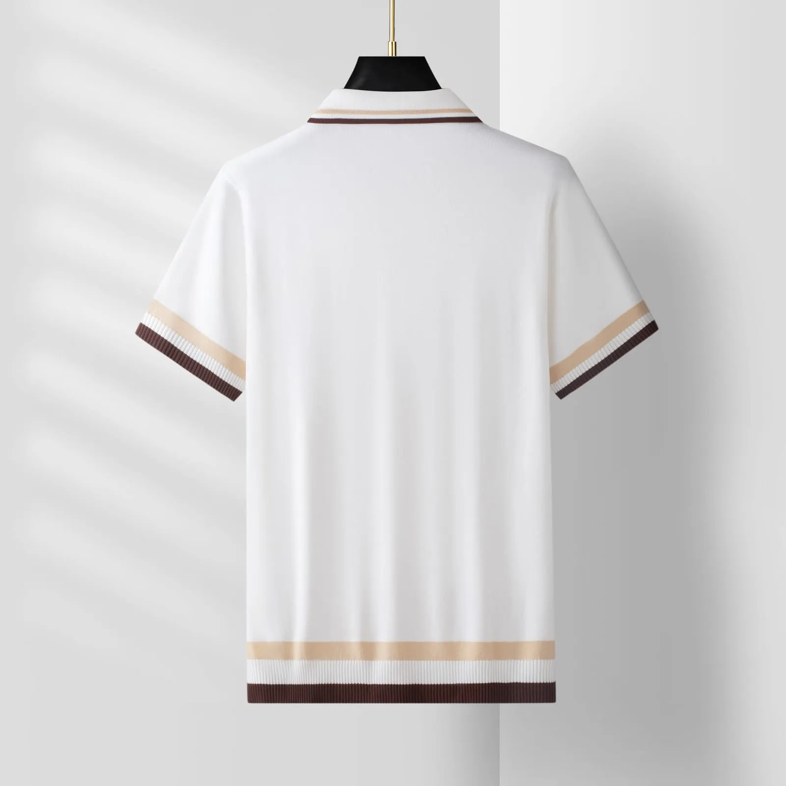 Cortina Fine-Knit Tee — White (view 2)