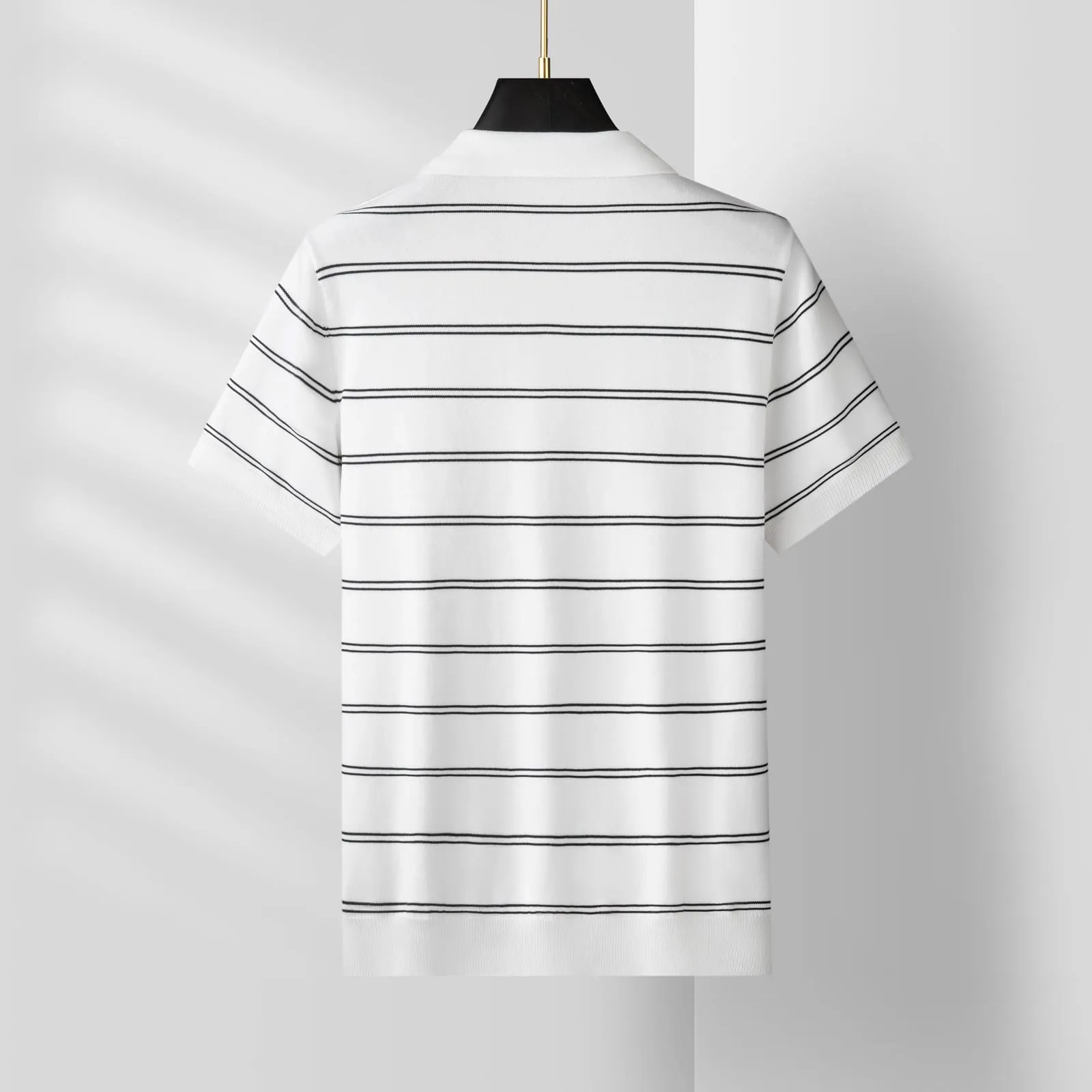 Aspen Fine-Knit Tee — White (view 2)